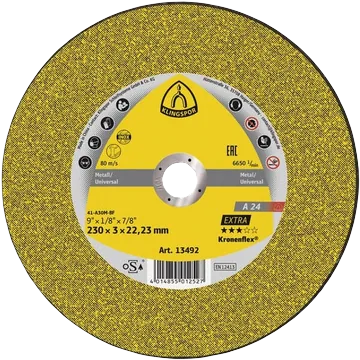 Disco DE Corte 9.0" #A 24 Extra (322973)