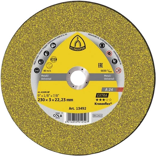 Disco DE Corte 9.0" #A 24 Extra (322973)