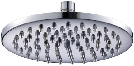 Plato de Ducha Redondo Acero Inox. 8 Pulgada