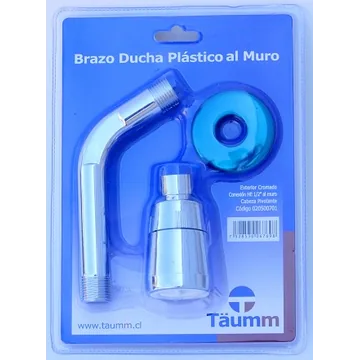 Brazo Ducha Plástico al Muro 2